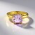 Anello in argento con Ametista Rose de France