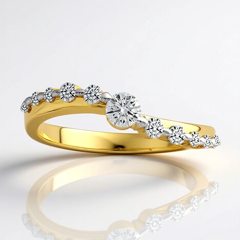 Bague en or et Diamant SI1 (G) (Annette)