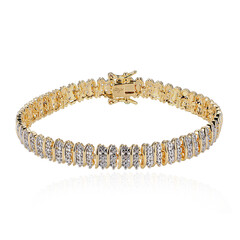 Bracelet en laiton et Diamant I3 (I) (Juwelo Style)