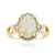 9K Brazilian White Opal Gold Ring