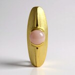 Ciondolo placcato in oro con Giada (MONOSONO COLLECTION)