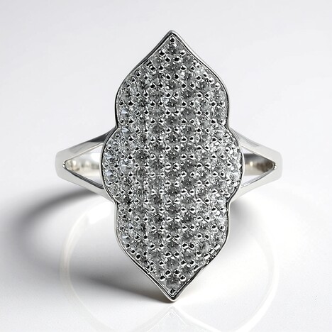 Anello in argento con Zircone
