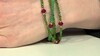 Bracelet en argent et Diopside de Russie (Riya)