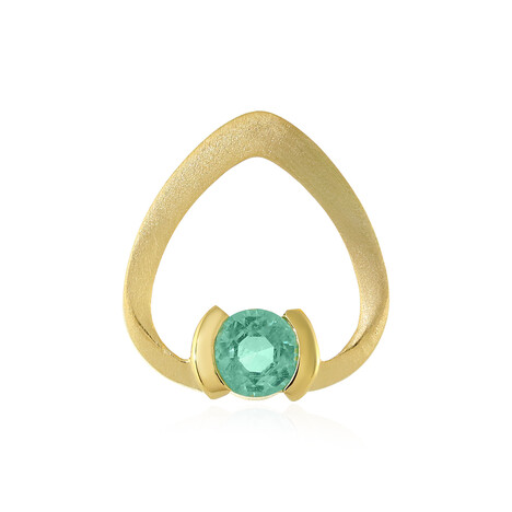 Russischer Smaragd-Silberanhänger (MONOSONO COLLECTION)