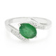 Bague en argent et Emeraude de Bahia