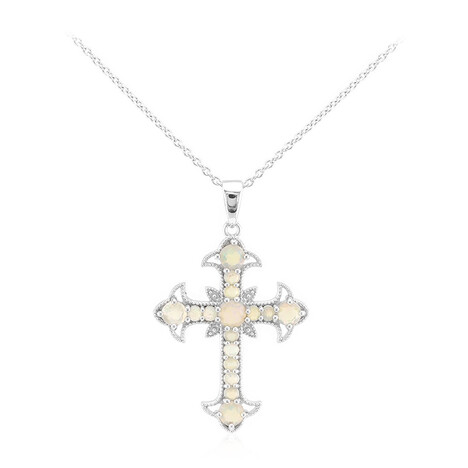 Collana in argento con Opale di Welo