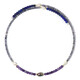 Collana rigida in acciaio con Perla Nera di Acqua Dolce (Riya)