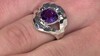 Anillo en plata con Amatista de Uruguay (Pallanova)