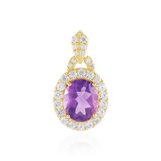 Marokkanischer Amethyst-Silberanhänger