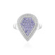 Anello in argento con Tanzanite