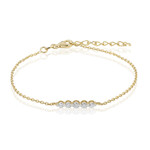Brazalete en plata con Diamante VS1 (G) (Annette)