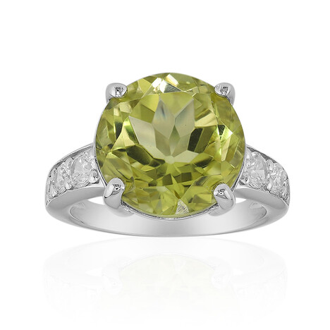 Limonen-Citrin-Silberring