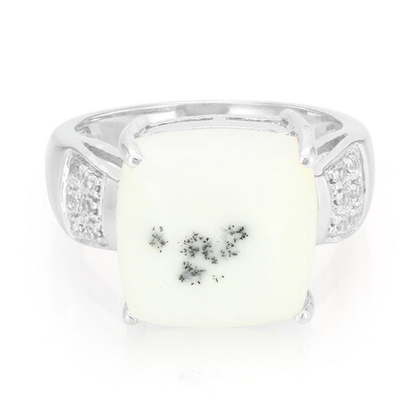 Dendriten-Achat-Silberring