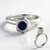 Anello in argento con Cianite (SAELOCANA)