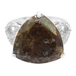 Anello in argento con Quarzo Dinosauro