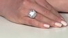 Anillo en plata con Topacio blanco