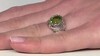 Zilveren ring met een peridoot