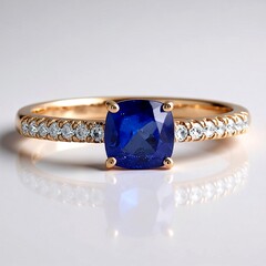 Anello in oro con Tanzanite AAA