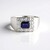 Anello in argento con Iolite