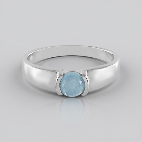 Anello in argento con Acquamarina Ofiki
