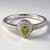 Anello placcato in platino con Tormalina Cuprian