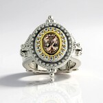 Anello in argento con Morganite Brasiliana (Dallas Prince Designs)