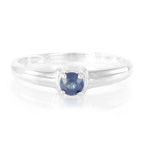 Burmese Blue Sapphire Silver Ring