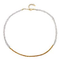 Collana in argento con Zaffiro Giallo