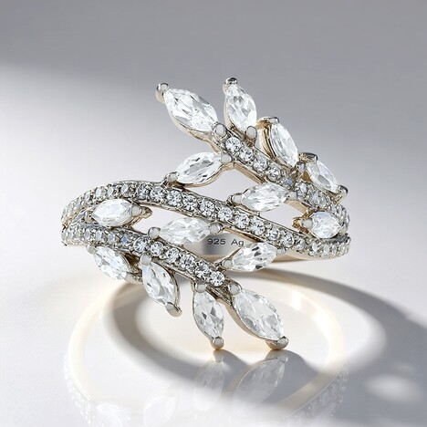 Anello in argento con Zircone