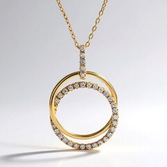 Collana in oro con Diamante SI1 (H) (CIRARI)