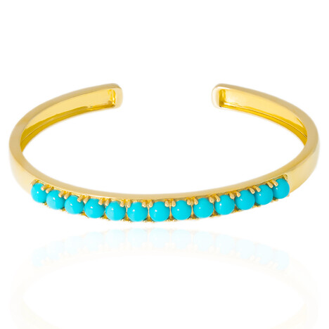 Sleeping Beauty-Türkis-Silberarmreif