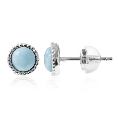 Orecchini in argento con Larimar