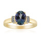 Bague en or et Tanzanite non chauffée