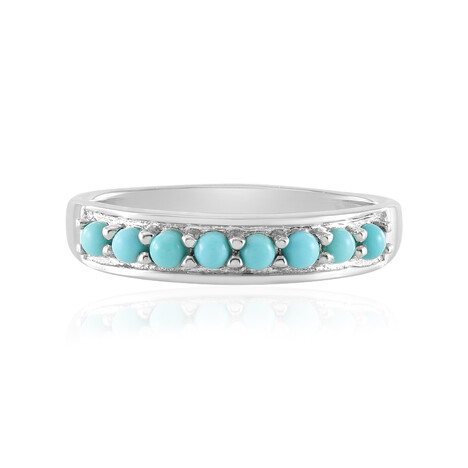 Sleeping Beauty-Türkis-Silberring