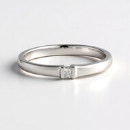 Anillo en plata con Diamante I3 (H)