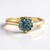 Anello in oro con Diamante Blu Cielo I2 (SUHANA)