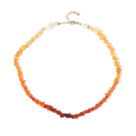 Collar en plata con Ópalo de fuego de México