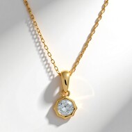 Collar en oro con Diamante SI1 (H) (CIRARI)