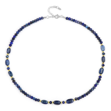 Nepal Kyanite Silver Necklace
