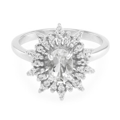 Bague en argent et Pétalite