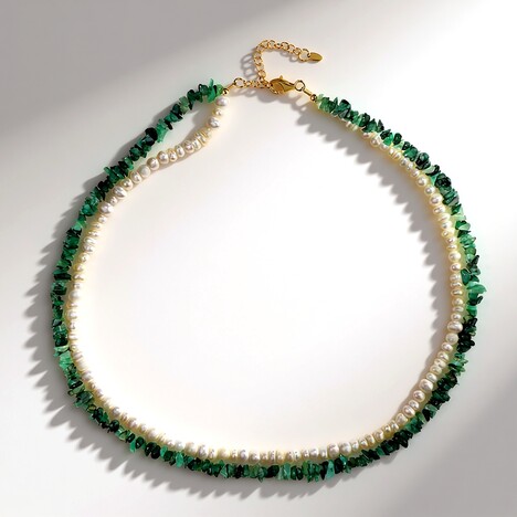 Collana in argento con Smeraldo Zambia