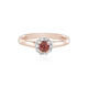 Bague en argent et Zircon rose