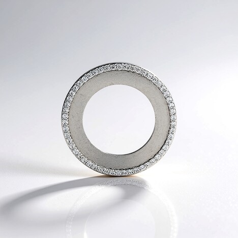 Ciondolo in argento con Zircone (MONOSONO COLLECTION)