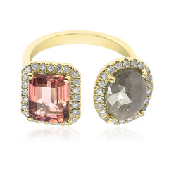 Bague en or et Diamant chocolat SI2 (CIRARI)