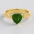 Anello in argento con Diopside Russo