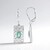 Orecchini in argento con Grandidierite (SAELOCANA)