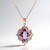 Collana in argento con Ametista Boliviana