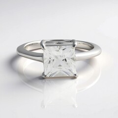 Anello in argento con Zircone
