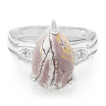 Sonora-Dendriten-Jaspis-Silberring