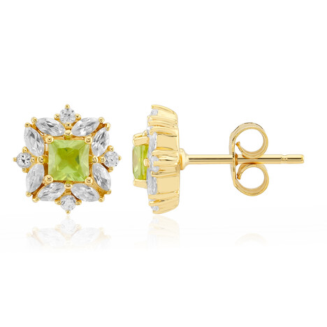 Sphene Silver Earrings